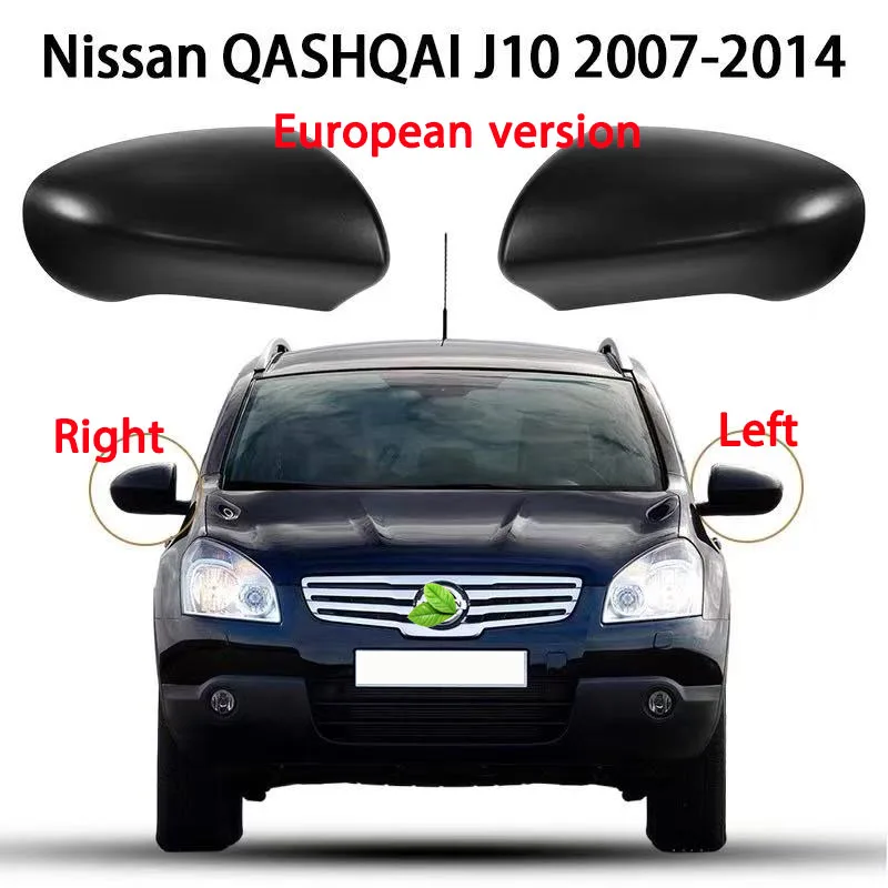 Side Mirror Housing Cover Caps For Nissan Qashqai J10 2007-2014 Pearl White EU Version With Buckle Side Mirror Cover Accessories