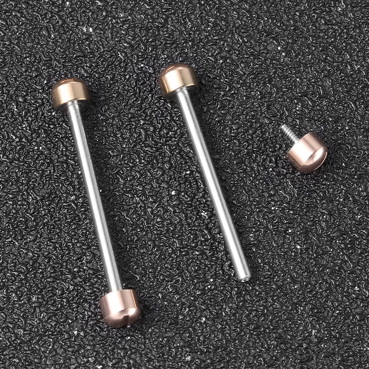 

2 Pcs Watch Connection Rod Stainless Screw Tube Adjustable Band Adjustment Mechanical Accessories Kit Strap