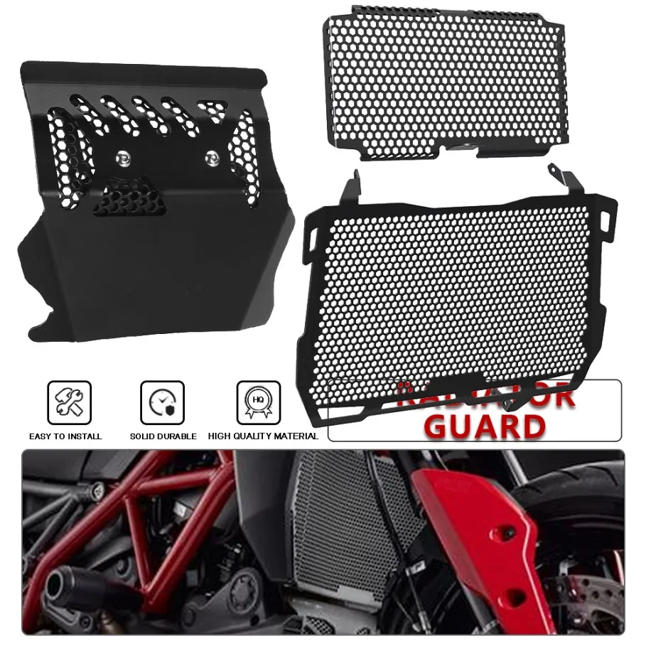 Radiator Guard Guard Engine Guard Set For Ducati Multistrada 1200 Enduro Pro 2017-2018/ 1200 Enduro 2016/ 1260 Enduro 2019-2021