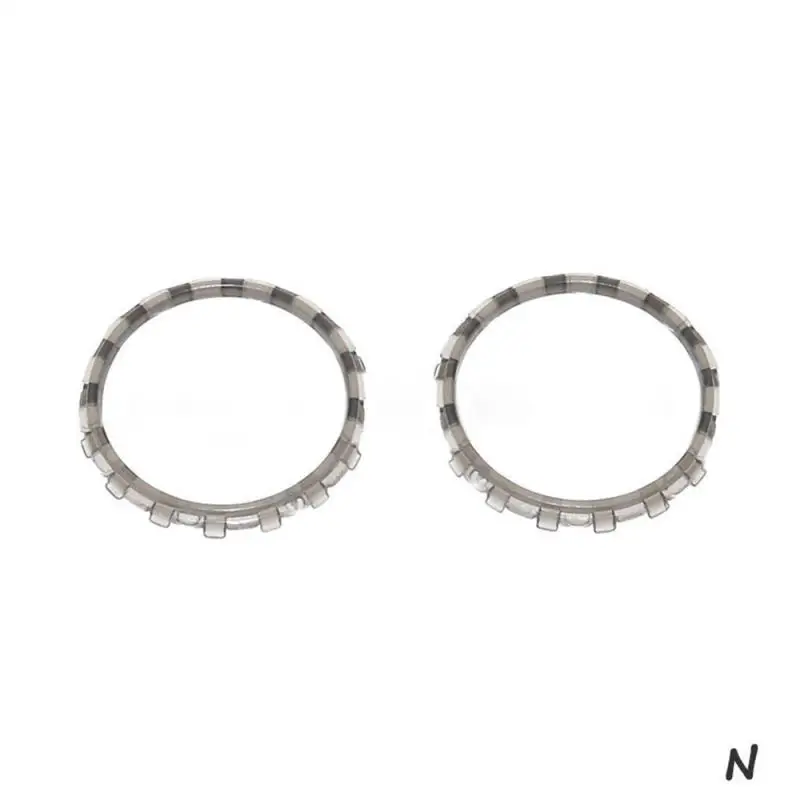 Chrome Custom Thumbstick Circle Accent Rings Compatible Microsoft- One Elite Controller -XONE E Repair Replacement