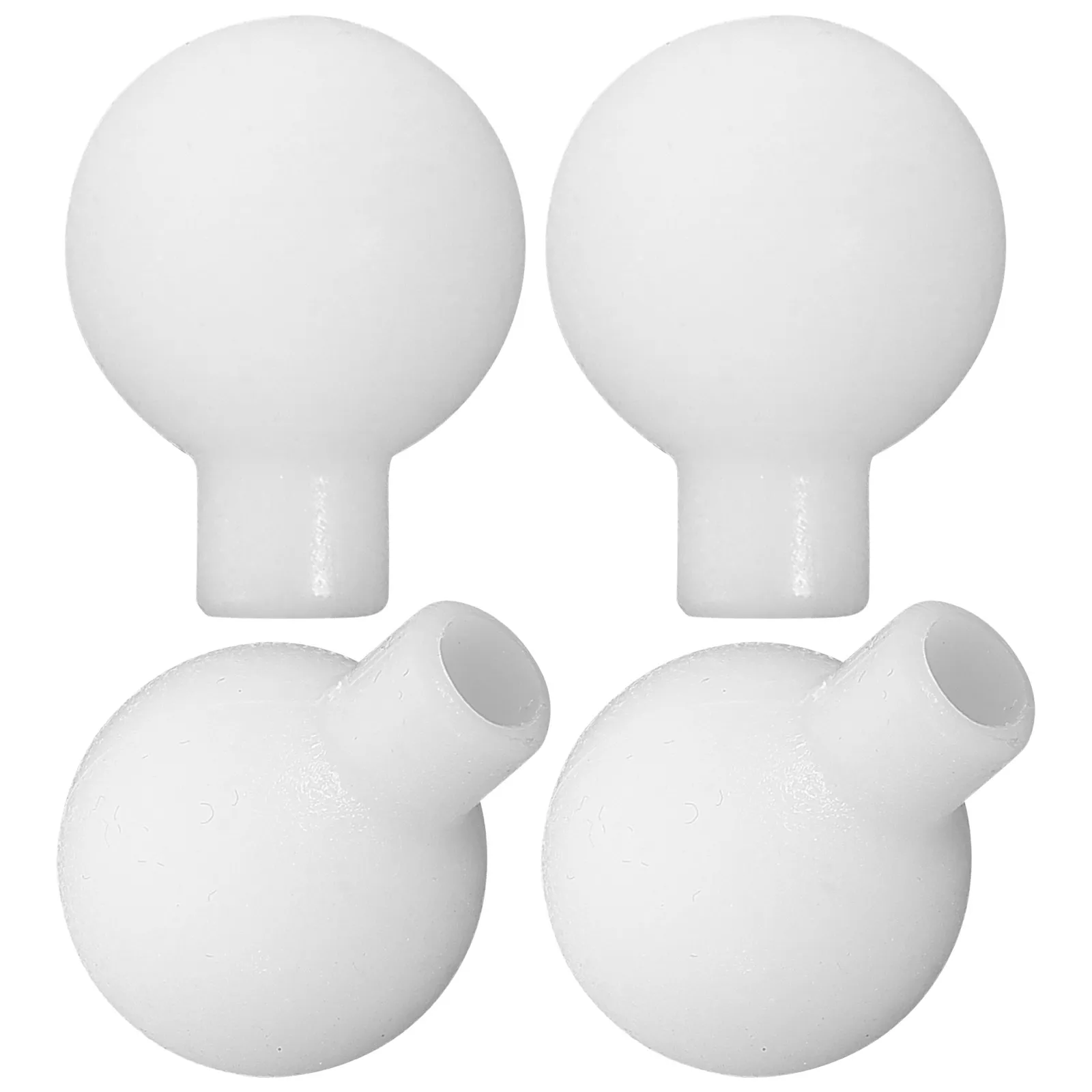 100Pcs Light Globe Cover 1.9cm Frosted Mini Globe Lamp Shade ABS Material for String Lights LED Fairy Lights Outdoor Decoration