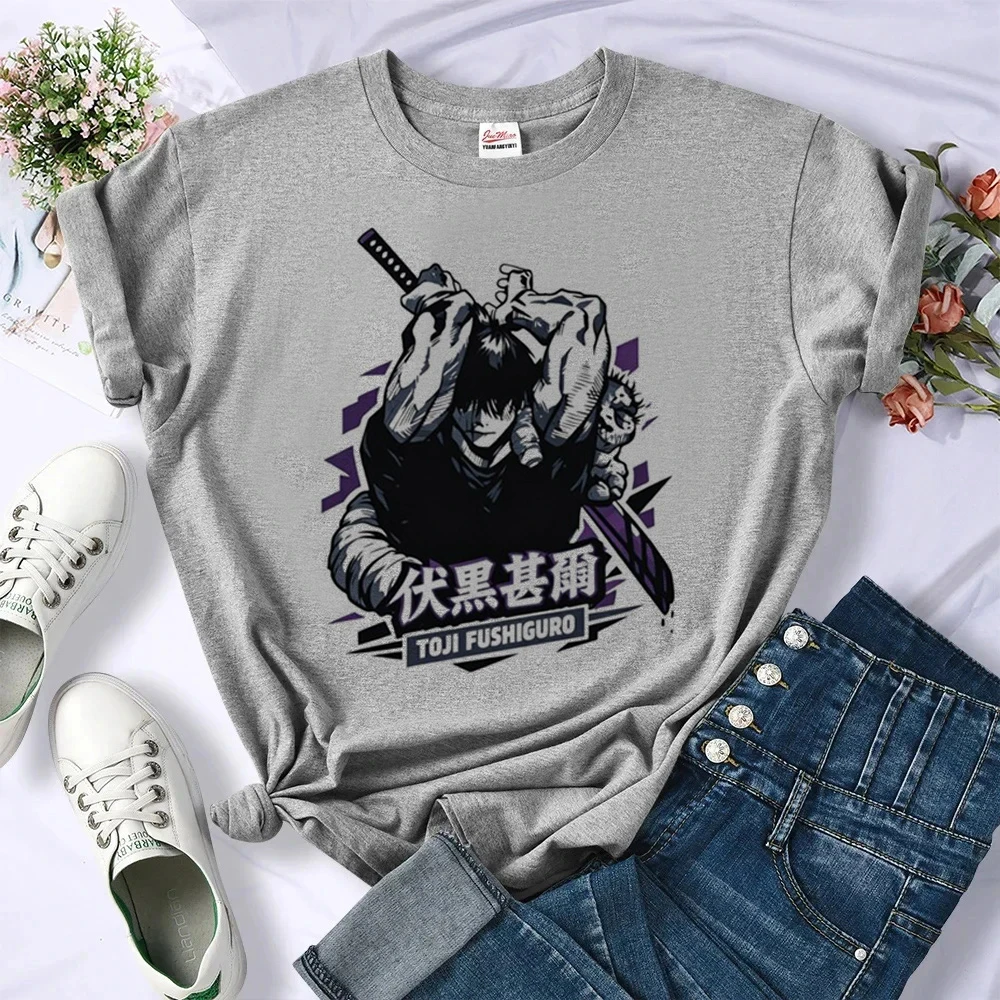 Toji Fushiguro tshirt female emo baddie Psychedelic 80s funny t-shirt dollette gyaru jojifuku baddie funny
