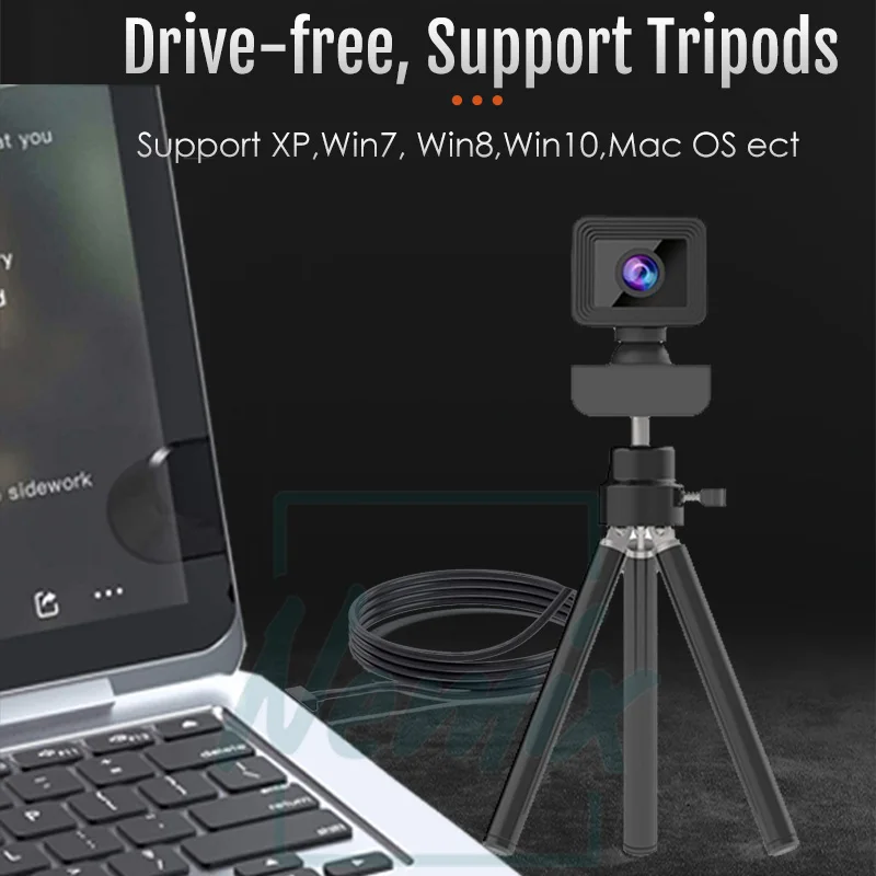 Webカメラ,コンピューター用マイク付きUSBカメラ,1080p,2メガピクセル,1920x1080解像度,fhd cmosセンサー