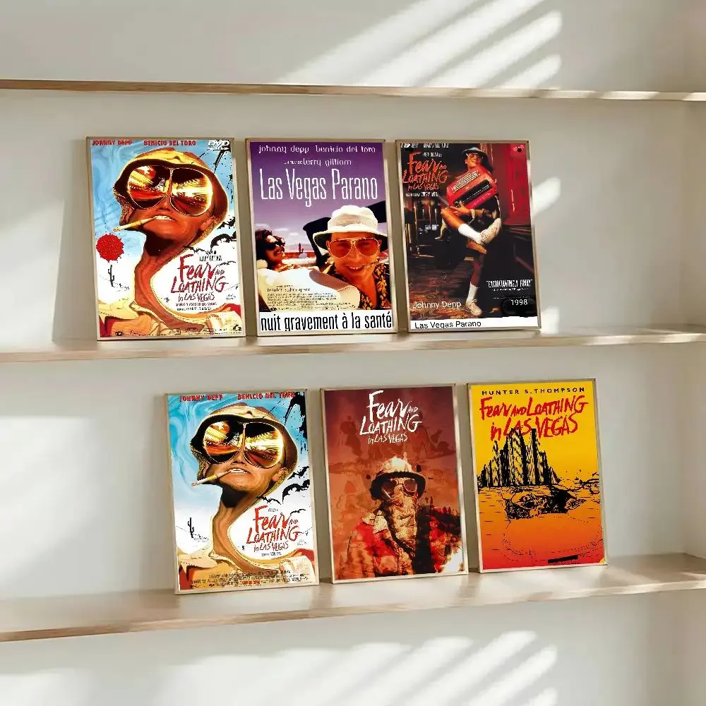 الفيلم الكلاسيكي F-الخوف والكراهية في لاس فيغاس ملصق جودة عالية طباعة مقاوم للماء جدار الفن ملصق لغرفة المعيشة بار #3