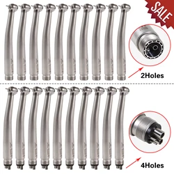 Sale! YABANGBANG 10pcs Dental High Speed Handpiece 2/4Holes Push Button Big Head Single Water Spring Fit NSK Style Free Shipping