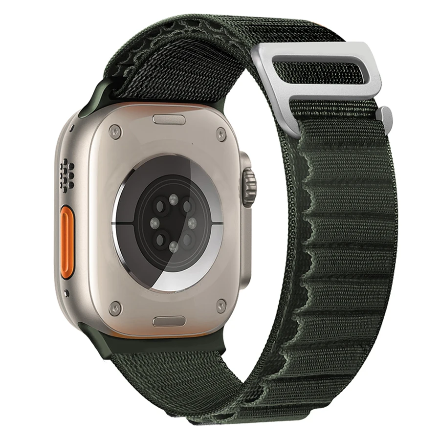 Apple Watch bandjes 45mm 46mm 49mm 42mm iWatch band 44mm 40mm Nylon Alpine armband Correa Serie 10 9 8 7 6 11 SE Ultra 2 3