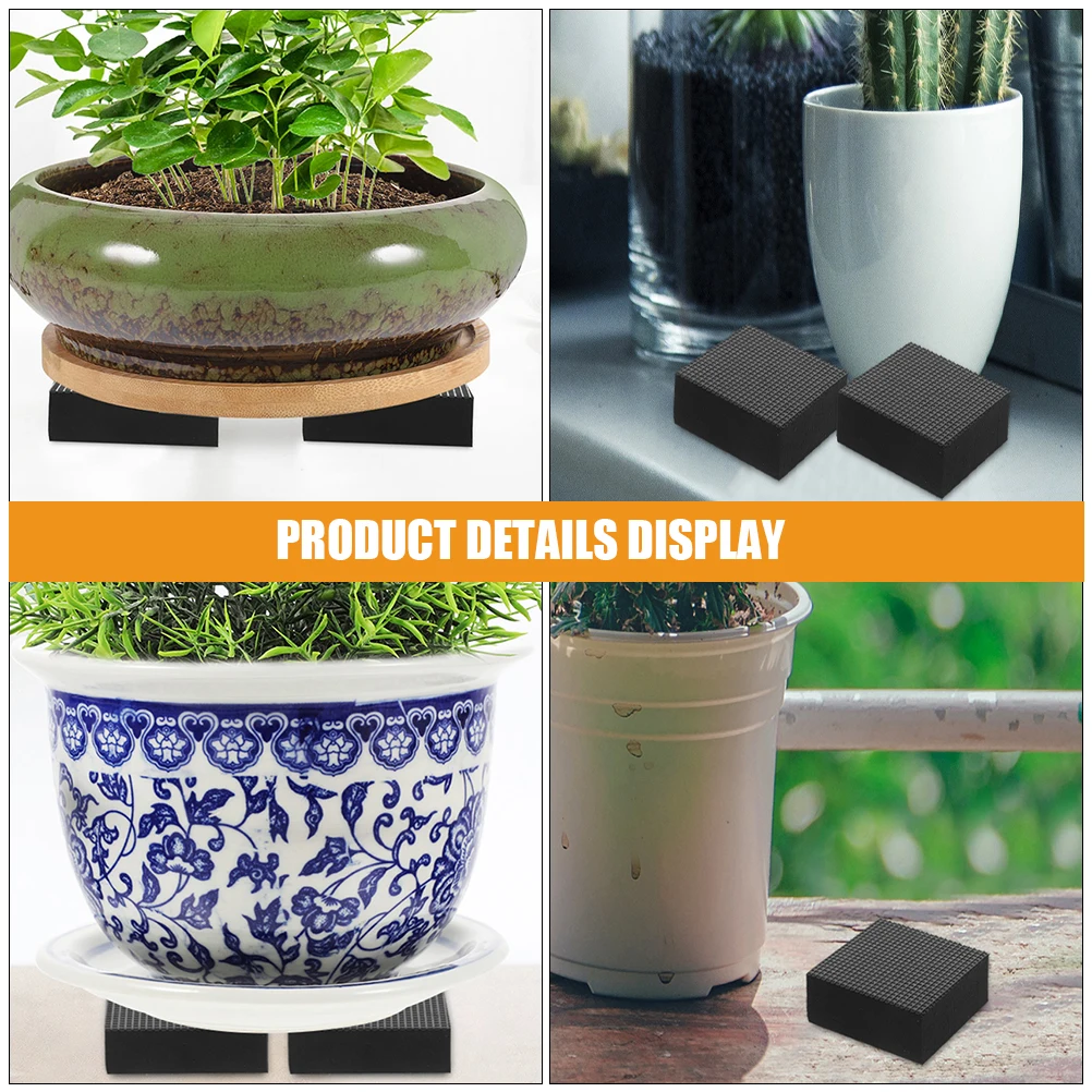 

4pcs Flowerpot Gasket Breathable Draining Bonsai Gasket For Prevent Soil Loss Gardening Accessory