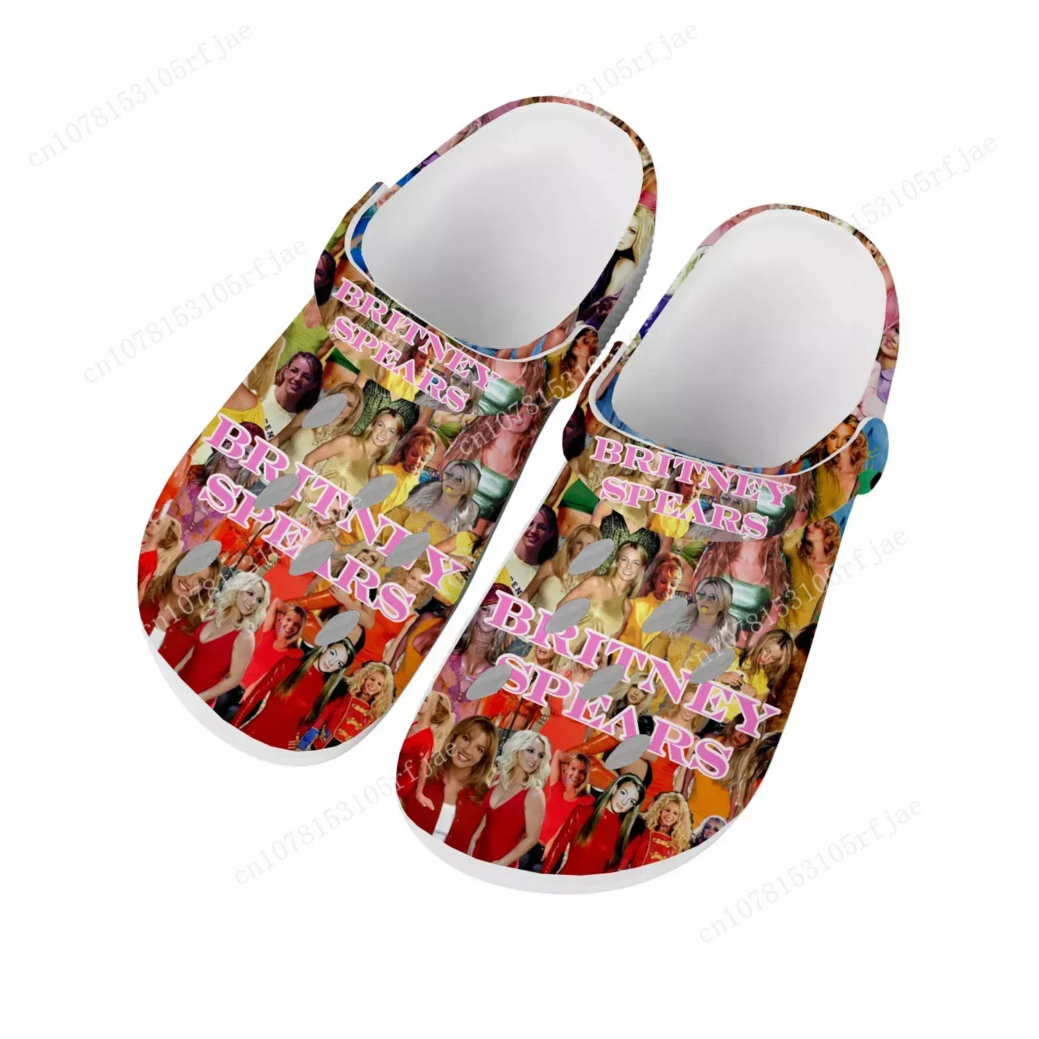 

Britney Spears Home Clog Mens Women Youth Boy Girl Sandals Shoes Garden Bespoke Customized Breathable Shoe Beach Hole Slippers