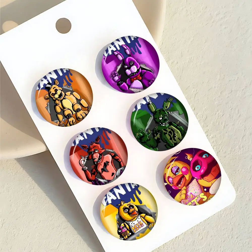 Game W-FnafS horror  New Brooches Soft Button Pin Funny Silly Gnarpy On A Skateboard Meme Badge Gamer Collection Gifts