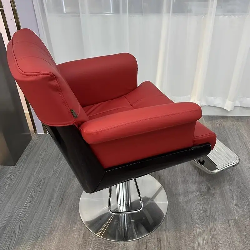 Products for Barbers Red Chair Beauty Salon Professional Hairdressing Aesthetic Owl Makeup Hydraulic Vintage Barber Wheels Chair