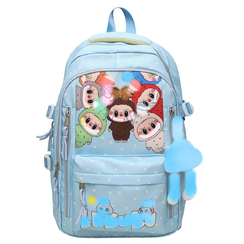 

Miniso Children Backpack Student Schoolbag Junior High School Schoolbag for 121labu Cute Large Capacity Backpack Women Backpack