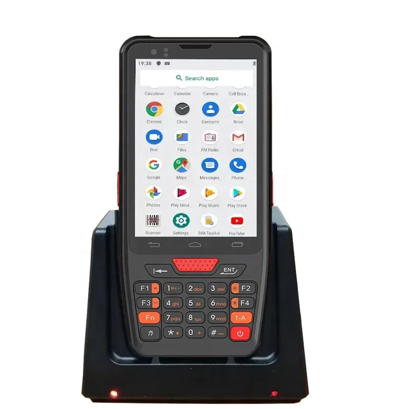 Hot 4G/WIFI/GPS Rugged Industrial Terminal PDAs Data Capture Handheld Smart Barcode Scanner Android PDA With Physical Keyboard