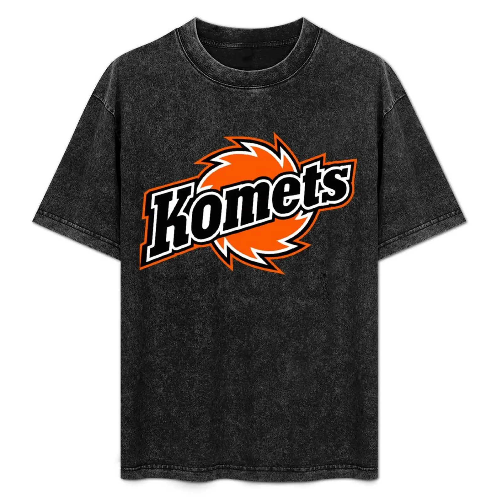 Классическая футболка Fort Wayne Komets для хоккея с шайбой для мальчиков, белые летние забавные костюмы 2029, футболки, мужская одежда больших размеров