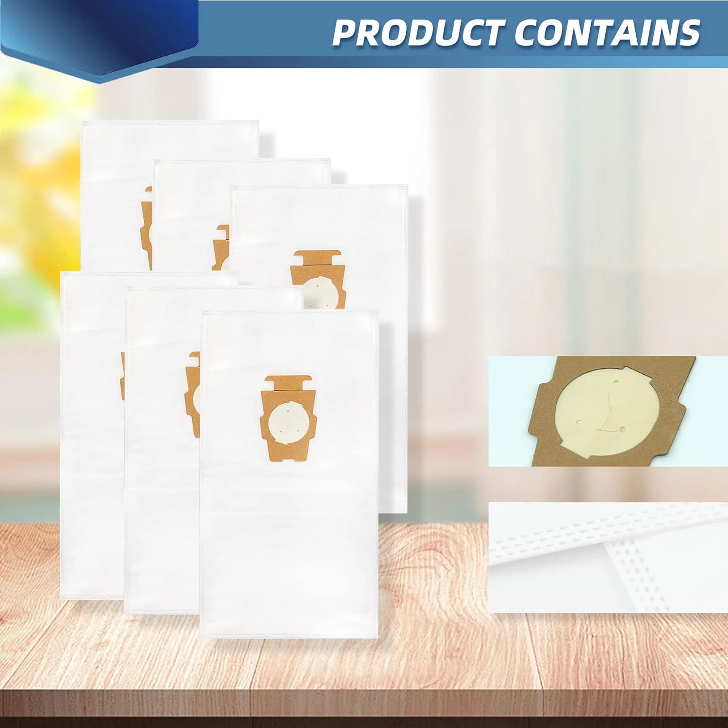 Vacuum Bags Fit for Kirby Part 205811 204814 204811 Universal Cloth Bags Fit for Kirby All Generation & Sentria Models