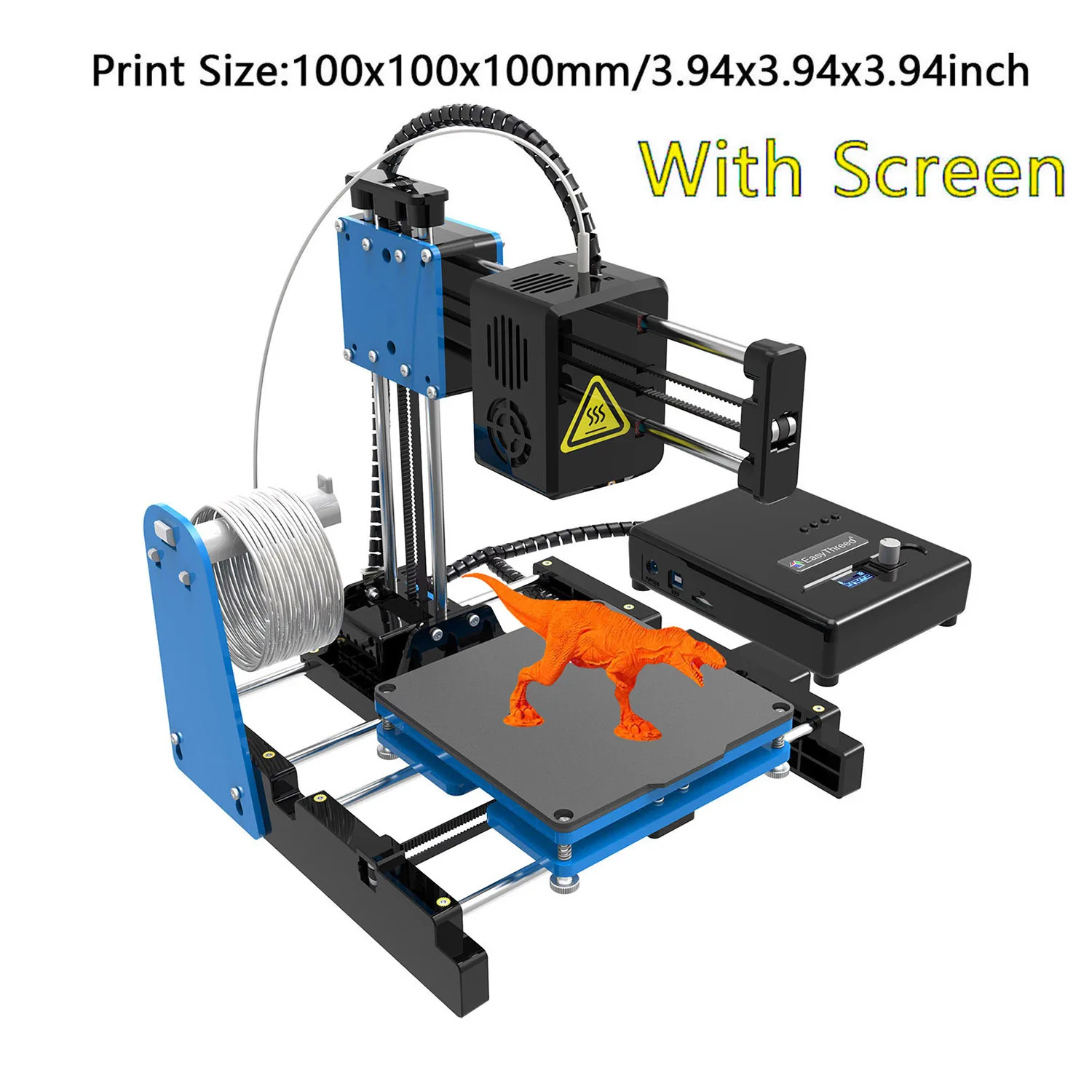 X2 Mini 3D Printer for Beginners - Household Education Small 3D Printer with LCD Screen Control Ideal for Students