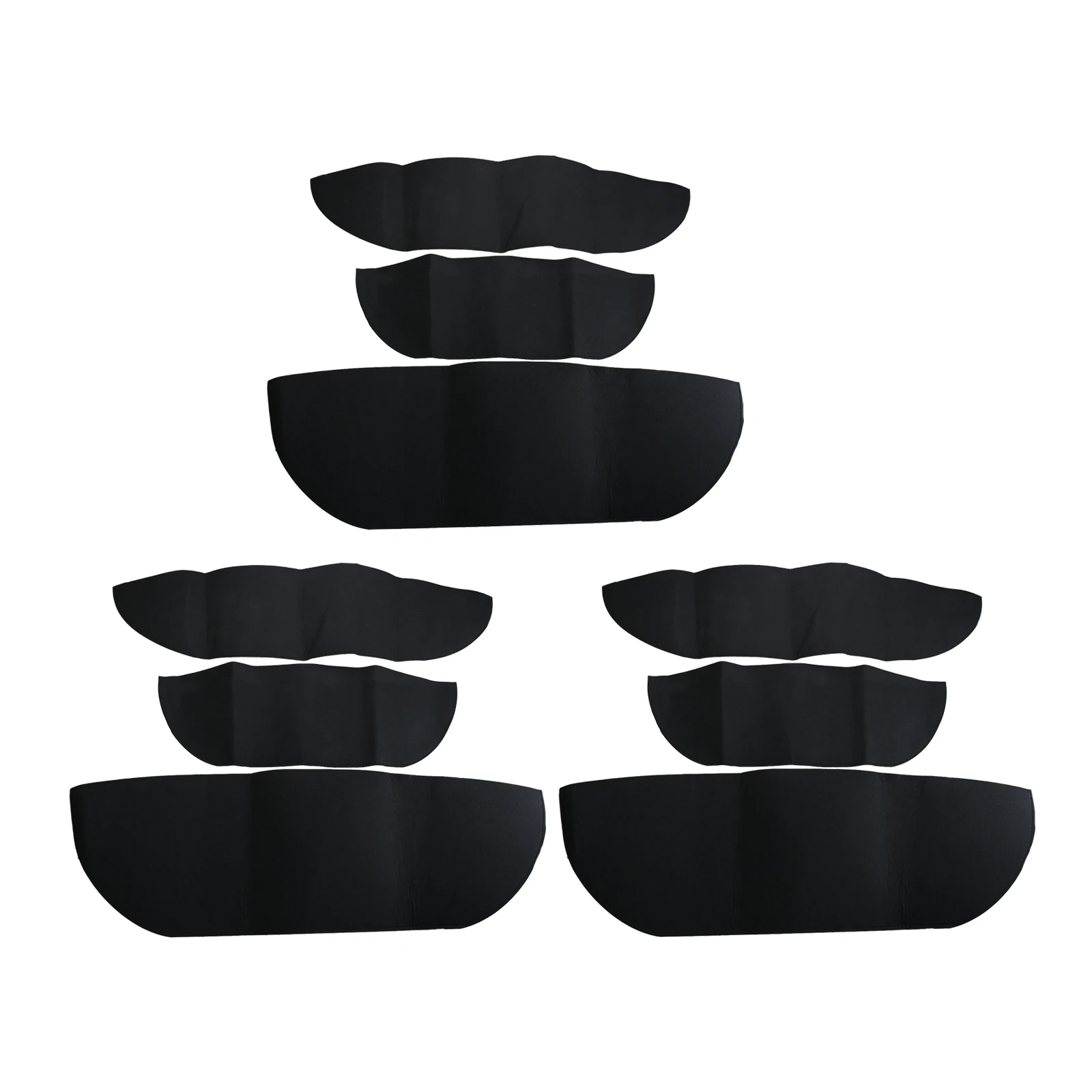 3Pcs 24/30/36 Inch Rectangle Felt Fabric Liners Stronger Load-bearing Capacity Suitable For Windows Gardens Weddings Indoors