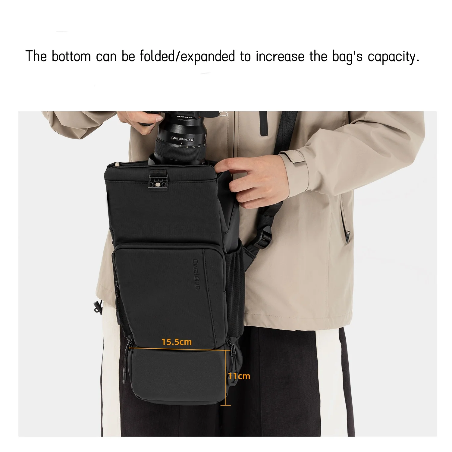 camera chest pack camera sling bag Waterproof Photography fanny pack Camera waist Bag DSLR /SLR/Mirrorless camera Shoulder Bag