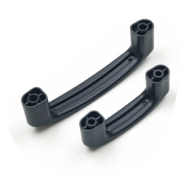 1pc Oval Arc Plastic Pull Handle With Cover Cabinet Door Handle Electrical Box Oven Toolbox Grip U Shape Industrial Drawer Knob