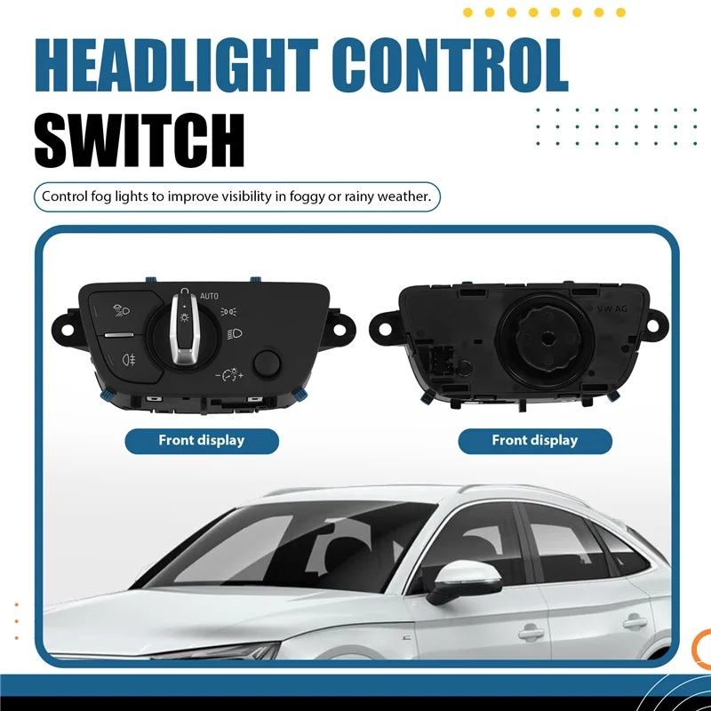 

Headlight Control Switch Headlight Button Light Switch Headlight Control Switch Foraudi-AT80