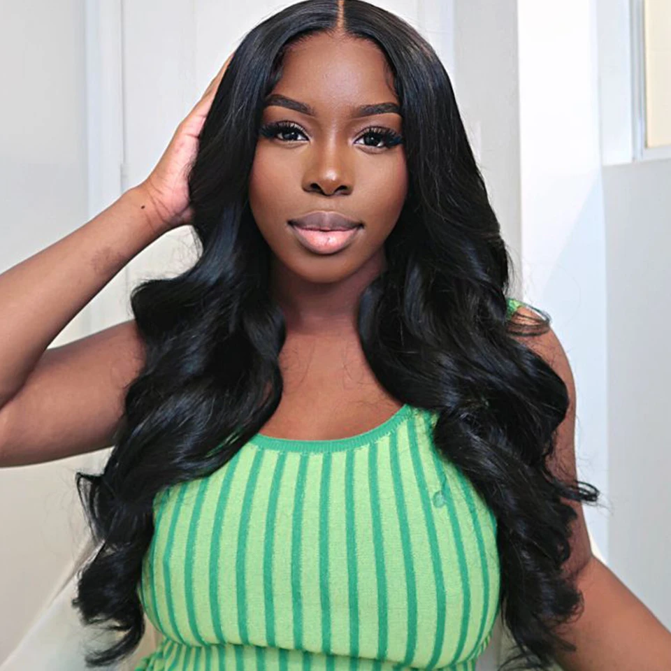 Sleek Indian T Part 13*5*2 Body Wave Lace Front Human Hair Wigs For Black Women Natural Lace Front Wig On Sale Clearance