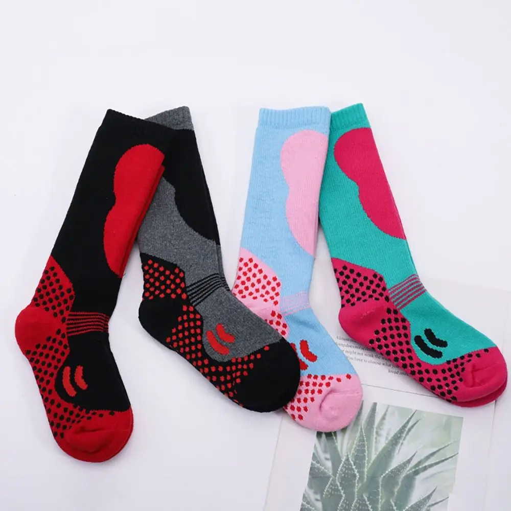 جوارب تزلج قطنية حرارية للأطفال تمتص العرق شتاء دافئ سميك دافئ جوارب رياضية قابلة للتنفس ومضادة للرائحة #2