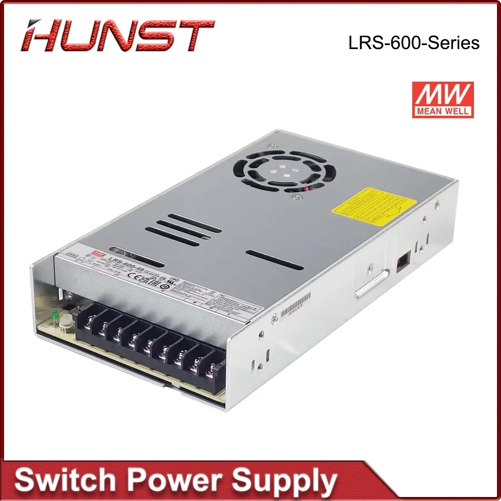 

HUNST Original MW LRS-600-Series DC Transformer, AC 110V/220V to DC 5V 12V 15V 27V 24V 36V 48V Switching Power Supply