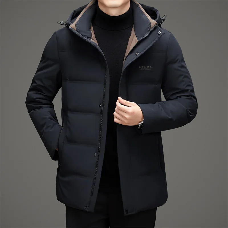 

Men's Winter Jackets 2024 New Designer Clothing Heated Down Jackets Filled With Goose Down Thickened Jackets Long Menswear