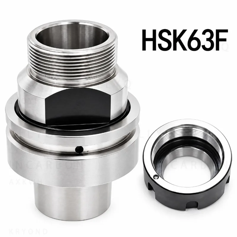 HSK63F ER16 ER25 ER32 ER40 CNC Tool Holder 70L G2.5 30000RPM High Precision 0.001-0.002mm for Woodworking Milling Machine