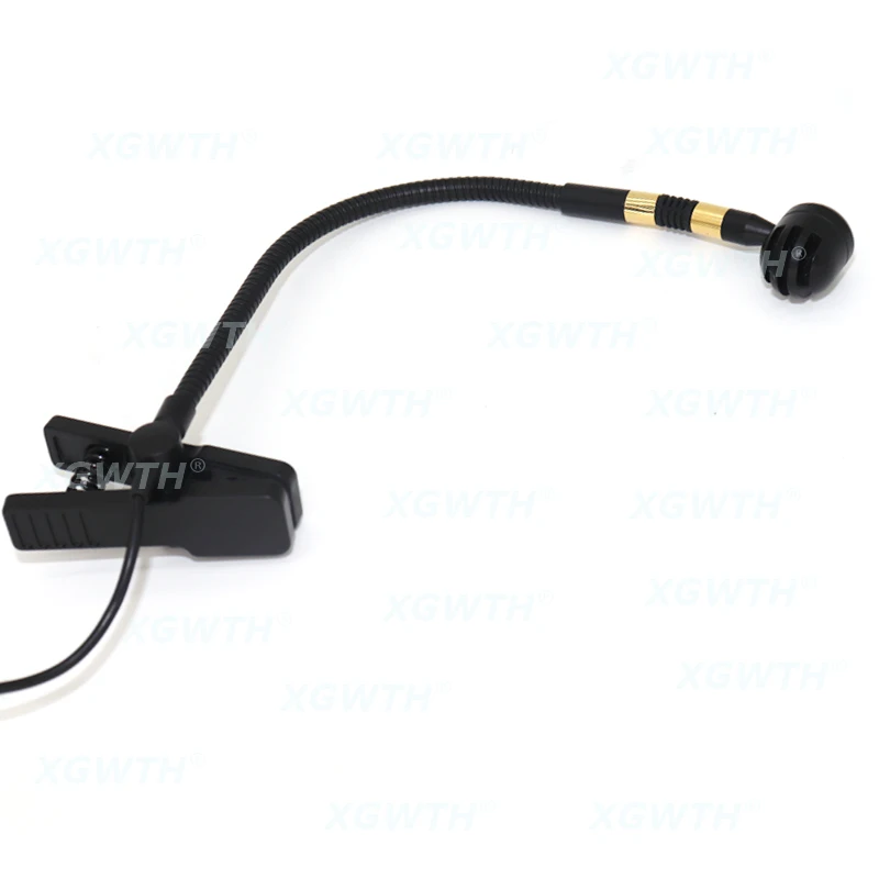 Micrófono de cuello de cisne cardioide, condensador para Shure AKG Samson, Saxo inalámbrico, rendimiento de escenario, 4 pines, 3 pines, 3,5mm