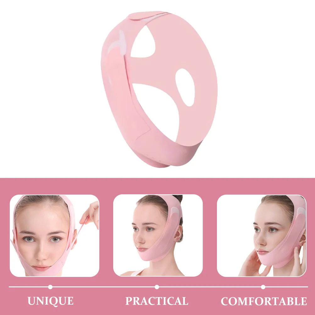 قناع رفع قابل لإعادة الاستخدام لتقليل الذقن المزدوجة ونحت الوجه وحزام الرقبة لرفع الثلج #5