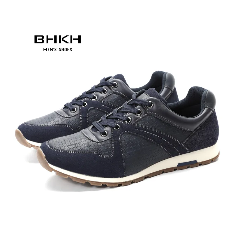 KNBR sneakers maschili 2024 scarpe da ginnastica Casual da uomo scarpe comode in pelle per camminare escursionismo Jogging Tenis Masculinos scarpe sportive da uomo