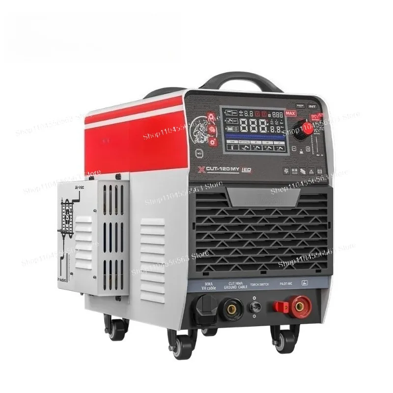120 Plasma Cutter 380V, 45mm Cut Capacity CNC Built-in Compressor Dual Voltage MMA Inverter