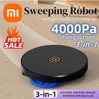 Xiaomi 3-in-1 Smart Sweeping Robot Double-turn Silent Vacuum Cleaner Sweep Mop Brush Multi-function 4000Pa Home Mopping Machine