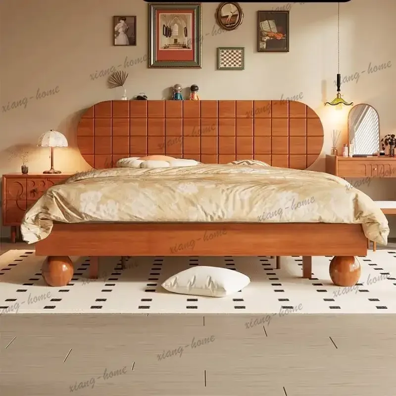 Best Sellers Designs House Queen Size Bed Couples Unique Italian Modern Headboards Bed Bedroom Double Wooden Camas Dormitorio Fu