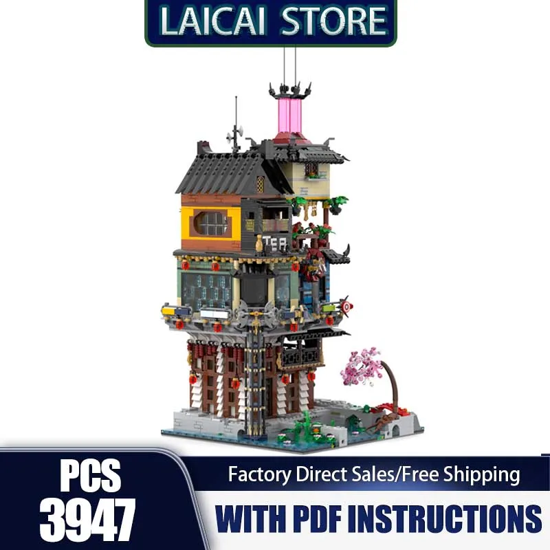 

Модель City Street View Moc, строительные кирпичи, городское расширение 1, модель здания, технология, модульный блок, игрушка «сделай сам», праздничные подарки