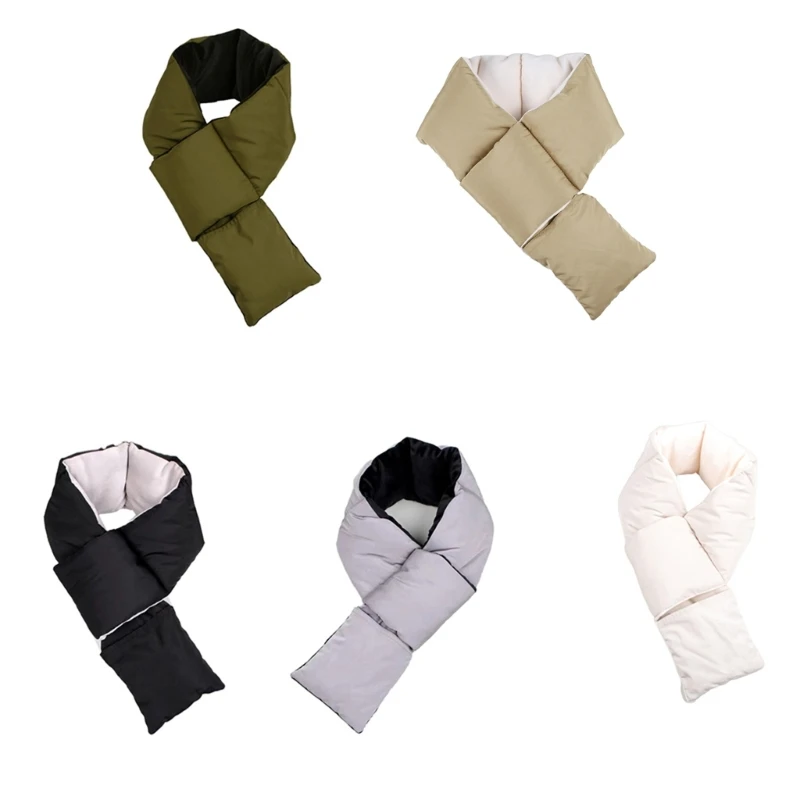 

Down-Cotton Scarf for Cross Scarf Winter Warm Scarf Neckerchief Scarfs Neck Wrap Small Scarfs For Women Fashion