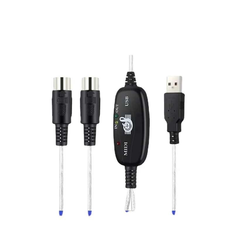 

ProudTech USB MIDI Cable - USB 2.0 MIDI Cable - MIDI Editing Cable for Electronic Keyboards - AY03