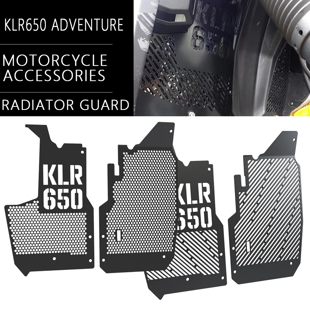 

CNC Motorcycle For Kawasaki KLR650 2022 2023 2024 KLR 650 S Traveler Adventure Radiator Grille Cover Guard Protection Protetor