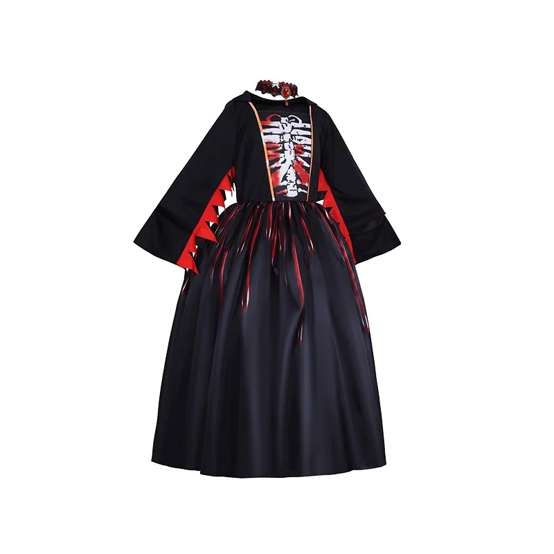 Kostum Penyihir Cosplay Anak Perempuan Halloween 2025, Acara Cosplay Halloween, Model Sekolah Modis Lintas Batas