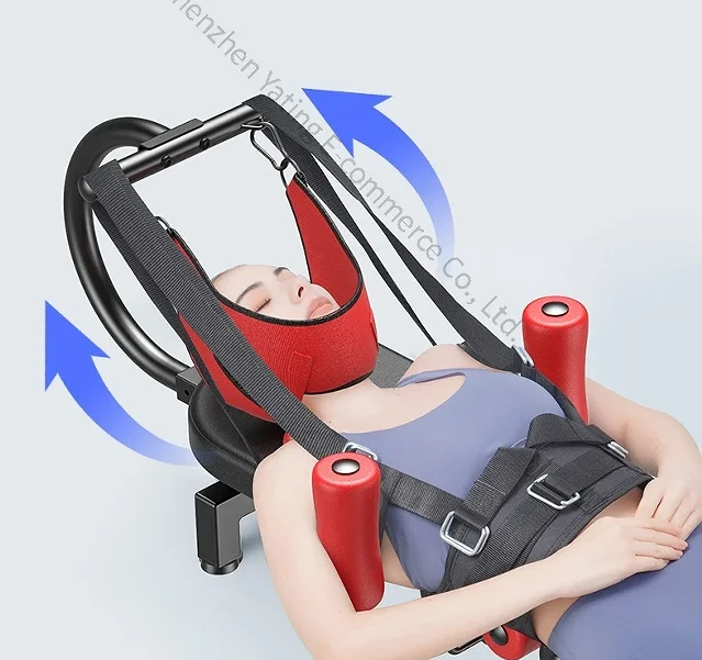 Spinal Traction Height Increasing, Fitness, Leg Inversion Machine, Soothing Bed Cervical and Lumbar Spine Stretcher,