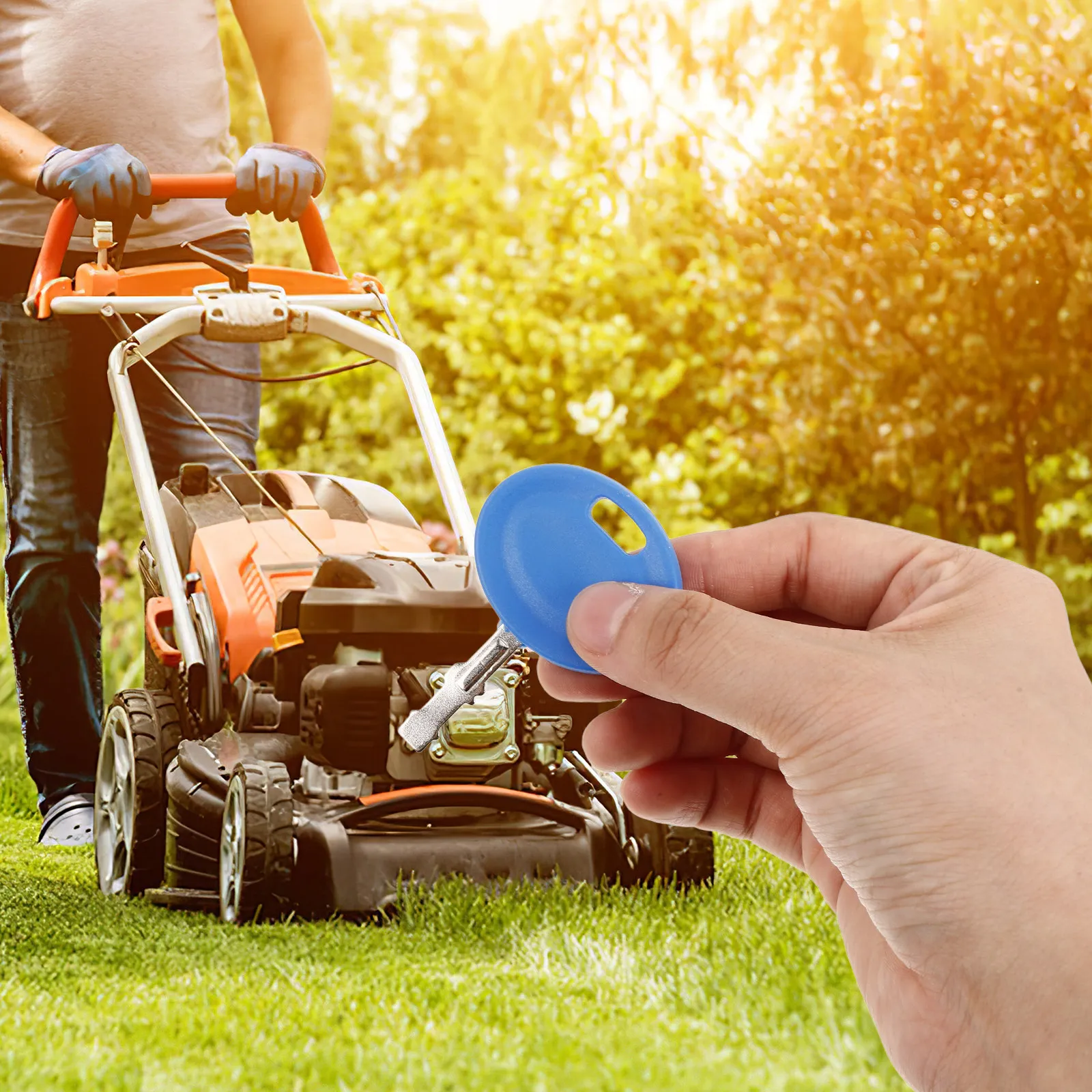 

4Pcs Riding Mower Ignition Key Replacement Lawn Mower Starter Keys Set High Quality Craftsmanship Compatible with Multiple