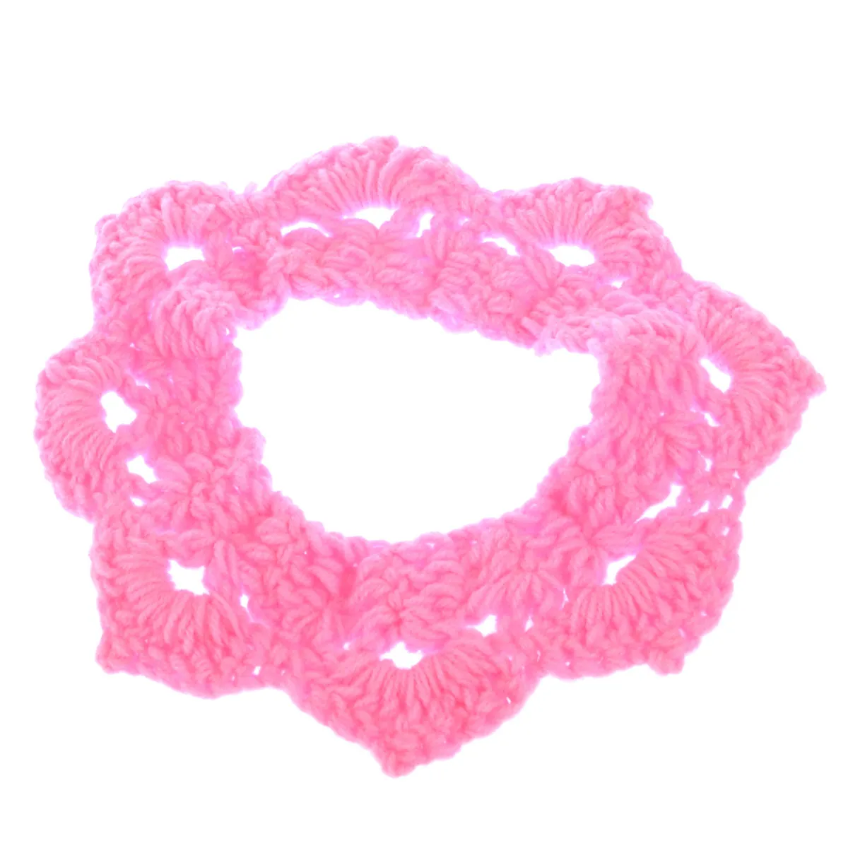 

Розовая вязаная крючком корона-шапочка ручной работы для детей 0-6 месяцев, обхват головы 34-40 см, реквизит для фотосессий, подарок на выписку/на рождение ребенка