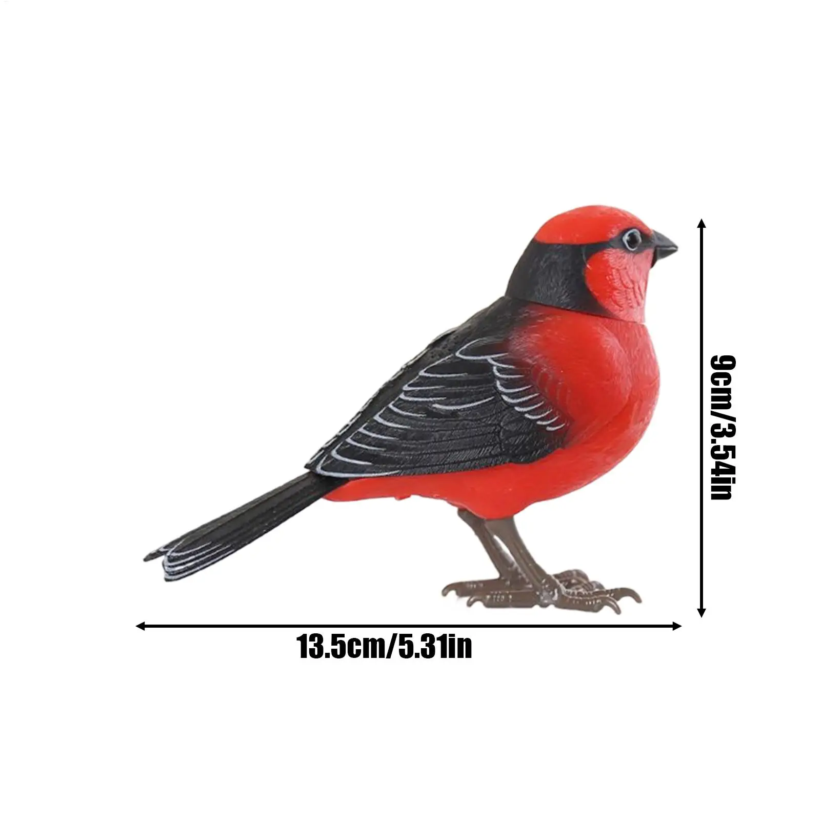 Brinquedo de pássaro para crianças, brinquedo de mesa realista, animal de estimação eletrônico para brincar sensorial, aniversário, decoração de quarto ao ar livre, festa