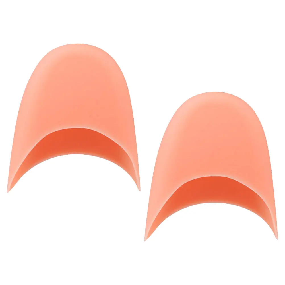 포인트 슈즈용 부드러운 실리콘 발가락 커버 1쌍, 젤 발가락 패드, 신발 보호대, 발레 발 관리 도구, 재사용 가능, 통기성, 간호용