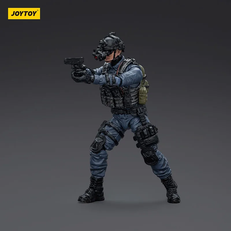 Joytoy 1/18 pacote de promoção do construtor do exército figura 32 membro da equipe de assalto figura de ação mini soldado estatueta brinquedo modelo colecionável