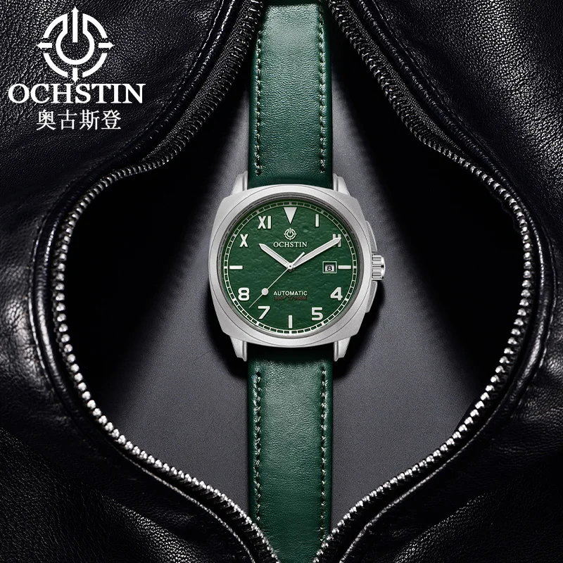 

OCHSTIN мужские автоматические механические часы мужские наручные часы с ремешком из натуральной кожи Лидер продаж мастер серии роскошные часы