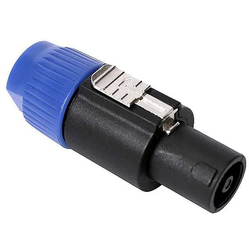 32 Pack Audio Cable Adapter Connectors, 4 Pole Audio Speaker Plug Twist Lock Compatiable With Speakon NL4FC, NL4FX-TCES