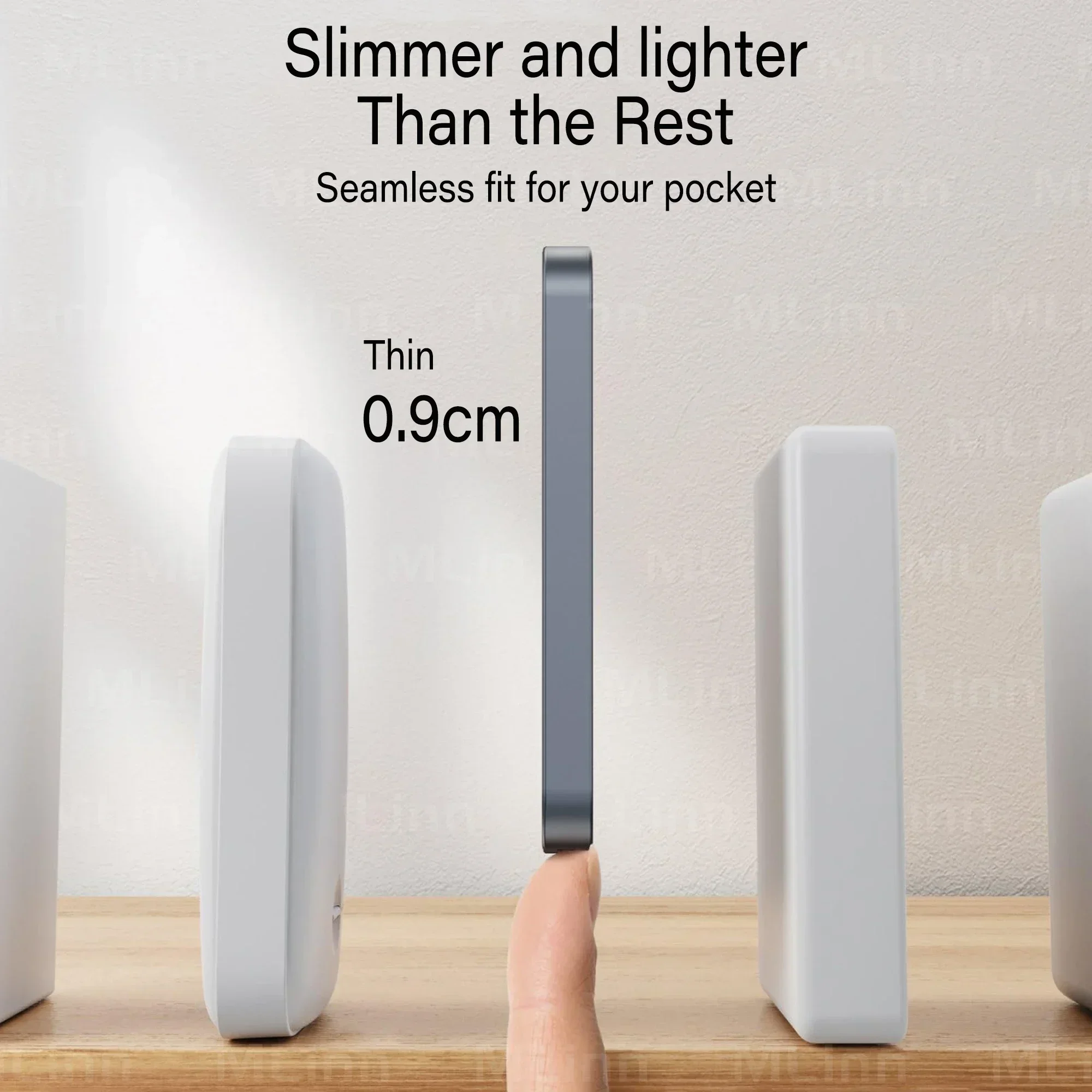 Portable Spare Battery Thin Magnetic Wireless Power Bank PD20W Fast Charging For IPhone 15/14/13/12 Pro Max Plus Mini