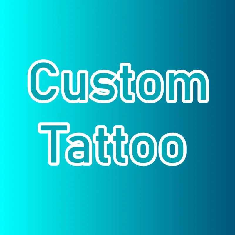 

Totem Letter Anime Temporary Tattoos Cartoon Exclusive Customization Body Tatto Art Diy Waterproof Fake Tatoo Sticker Decal