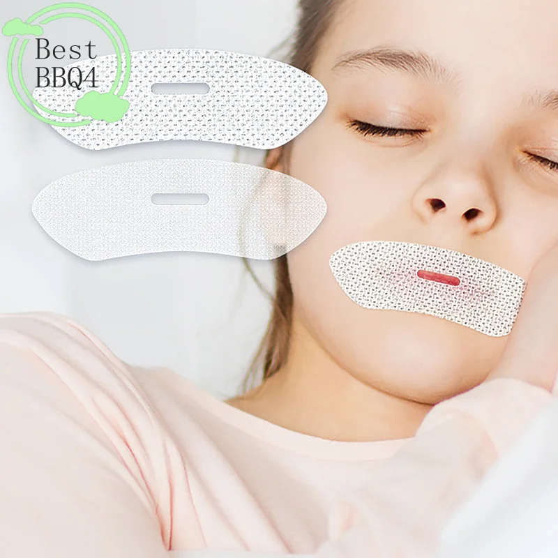 

(BBQ4)30Pc/PACK Anti-Snoring Sticker ForChildren Adult Night Sleep Lip Nose Breathing Improving Mouth Correction Sticker Tape